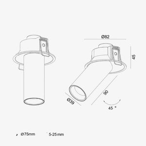 Recessed Fuoco Move Out