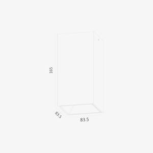 Surface Mounted Fuoco Square Surface Fixed