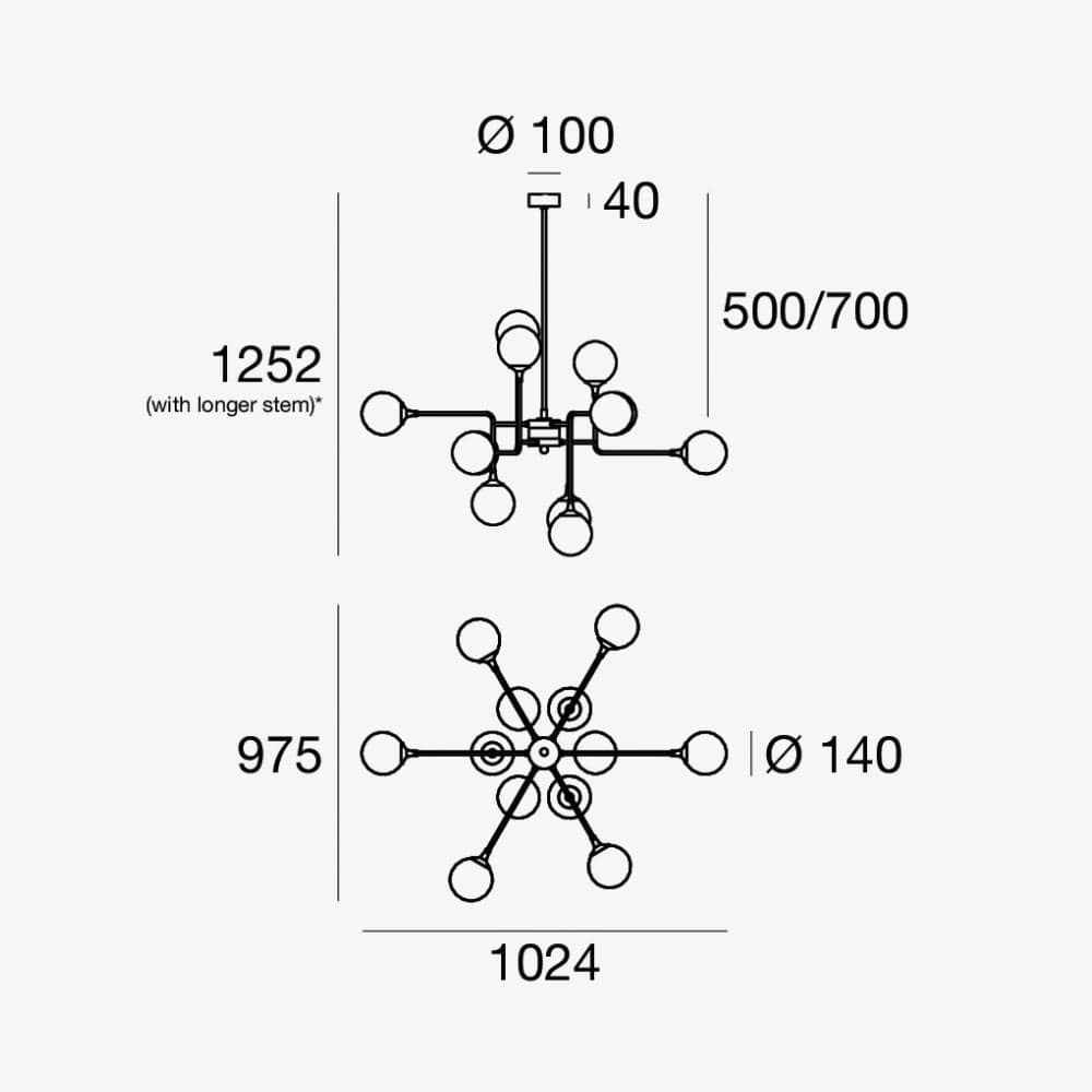 Interior Pendant Galassia Pendant Lights