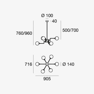 Interior Pendant Galassia Pendant Lights