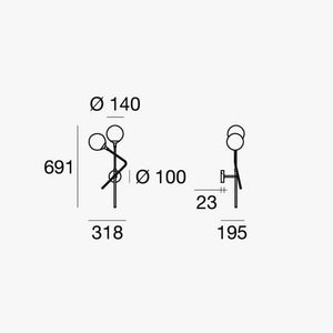 Interior Wall Light / Sconce Galassia Wall  Lamps