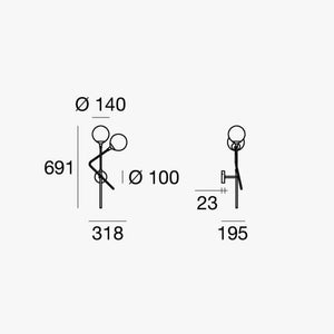 Interior Wall Light / Sconce Galassia Wall  Lamps