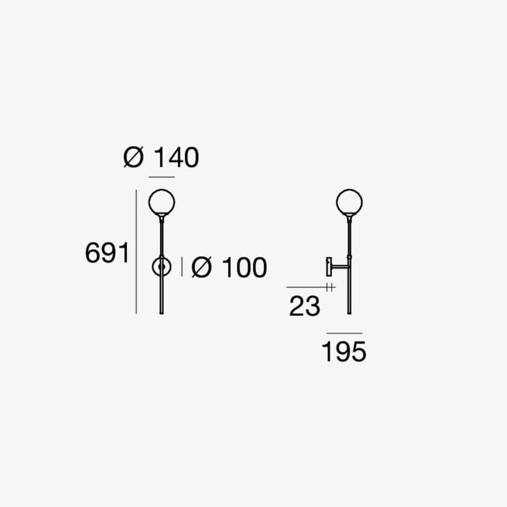 Interior Wall Light / Sconce Galassia Wall  Lamps