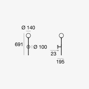 Interior Wall Light / Sconce Galassia Wall  Lamps