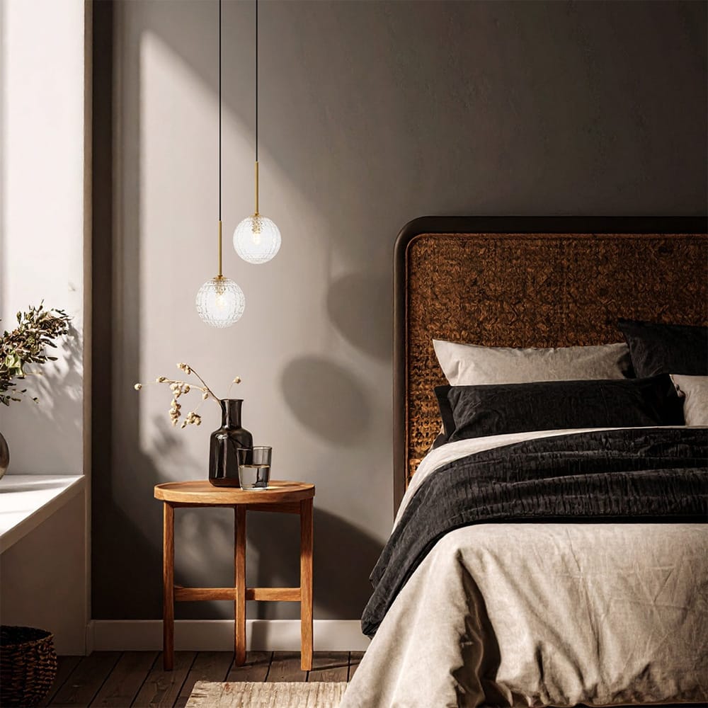 Interior Pendant Gaston 2 Light Pendant Antique Gold