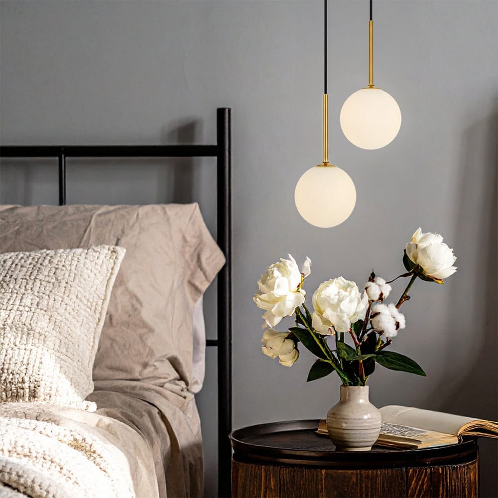 Interior Pendant Gaston 2 Light Pendant Antique Gold