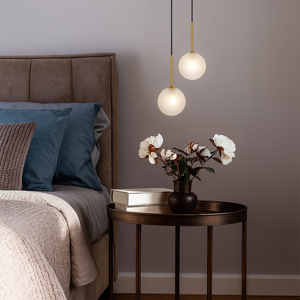 Interior Pendant Gaston 2 Light Pendant Antique Gold