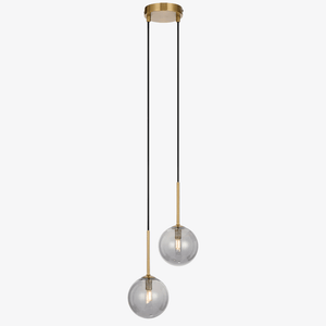 Interior Pendant Gaston 2 Light Pendant Antique Gold