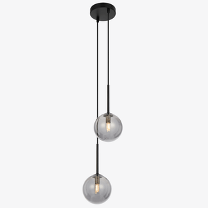 Interior Pendant Gaston 2 Light Pendant Black