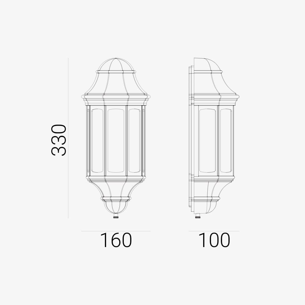 Exterior Wall Light Genoa Mini Wall Light