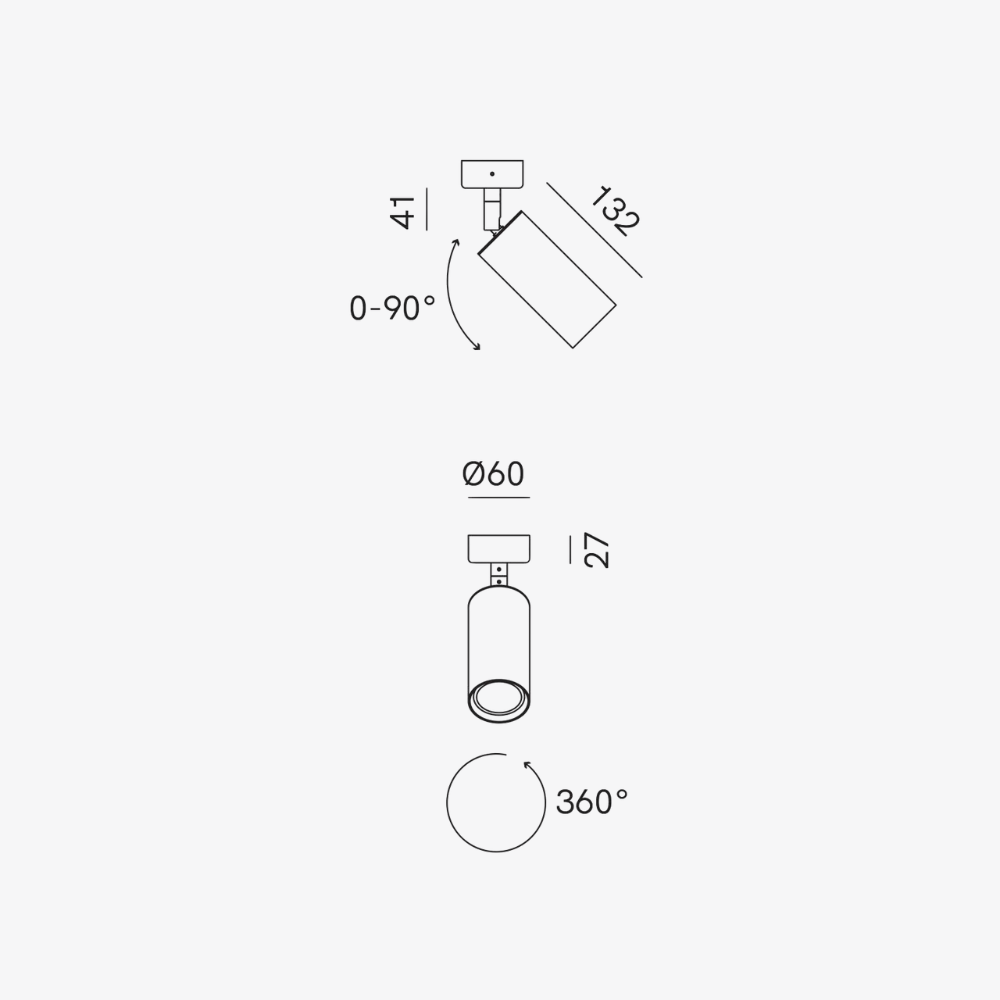 Interior Pendant Girasoli Indoor Semi Flush Ceiling Light