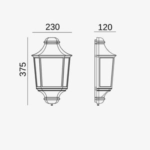 Exterior Wall Light Glasgow Wall Light