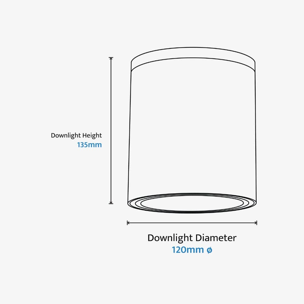 Interior Pendant Glider Round LED Surface Mounted Downlight