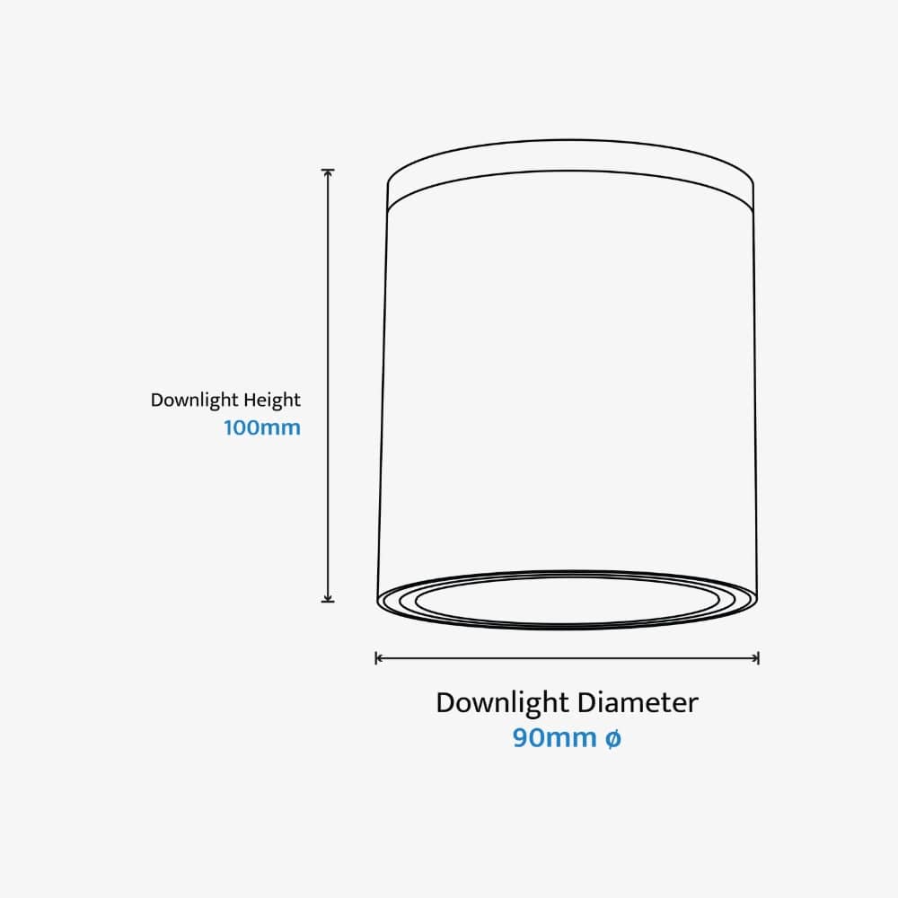 Interior Pendant Glider Round LED Surface Mounted Downlight