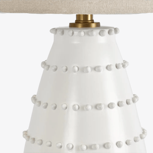 Table Lamps Grace White Table Lamp & Linen Shade