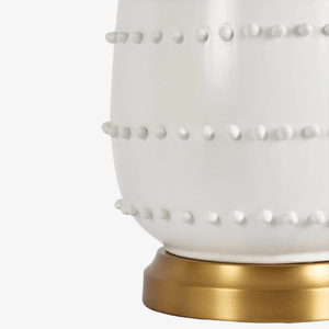 Table Lamps Grace White Table Lamp & Linen Shade