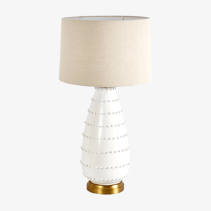 Table Lamps Grace White Table Lamp & Linen Shade
