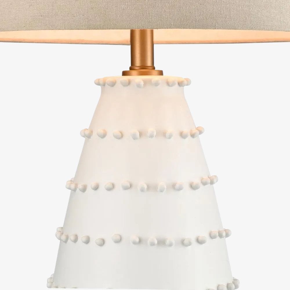 Table Lamps Grace White Table Lamp & Linen Shade