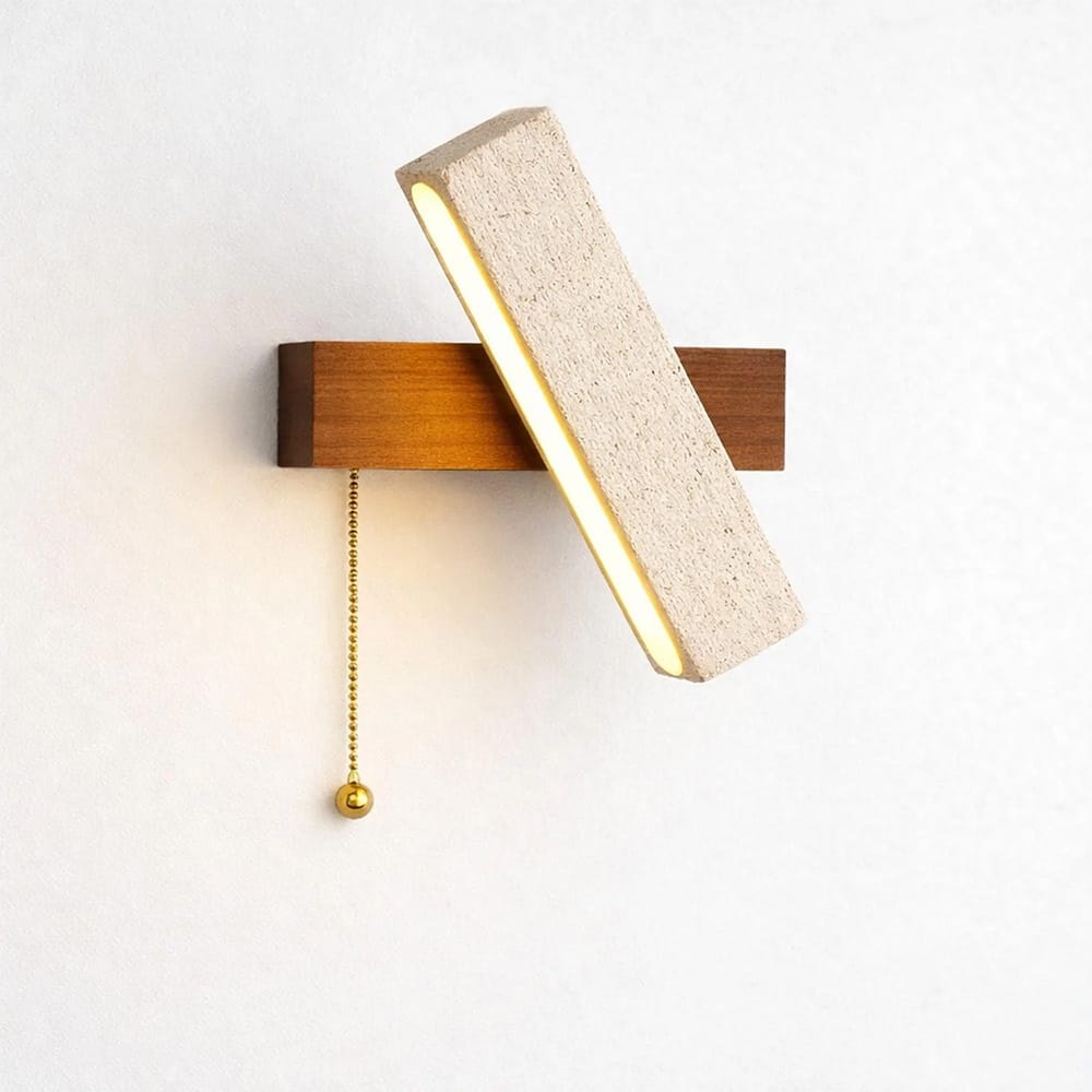 Bedside Wall Lights Granite Natural Stone Adjustable Wall Light
