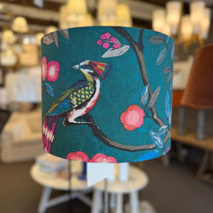 Table Lamps Green Floral Small – CLEARANCE (Ex-display)