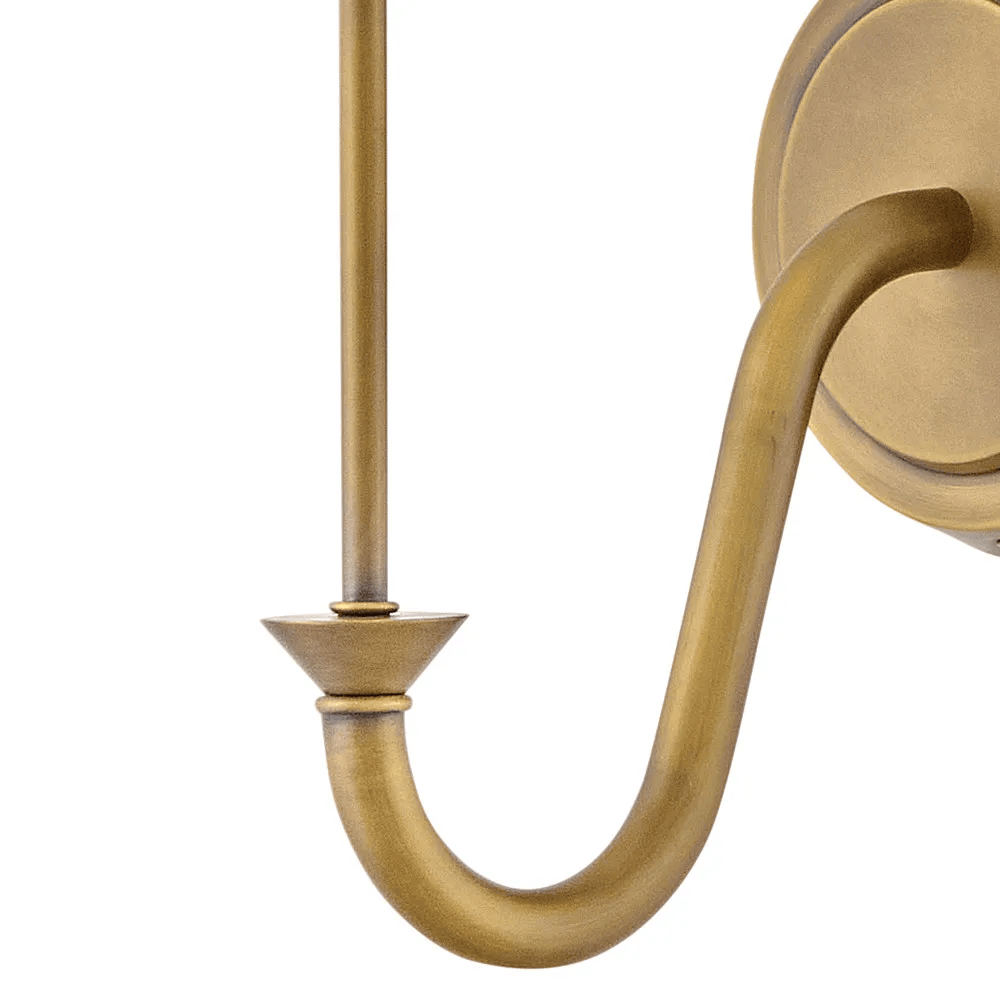 Interior Wall Light / Sconce Greta 1-Light Sconce - Heritage Brass