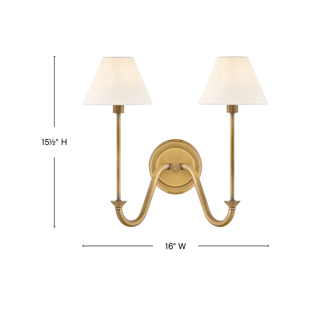 Interior Wall Light / Sconce Greta 2-Light Sconce