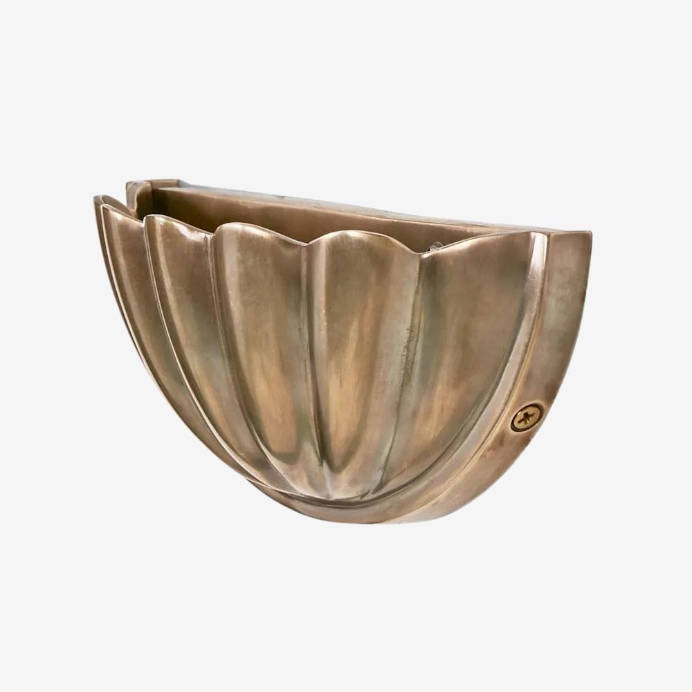 Interior Wall Light / Sconce Half Moon Shell Shade Wall Light