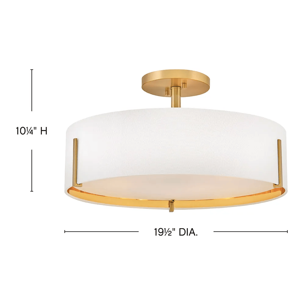 Interior Flush & Semi Flush Halle 4 L Semi-Flush Mount