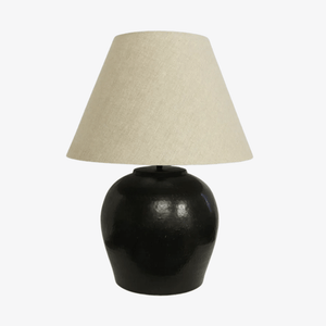 Table Lamps Hammered Antique Brown Lampbase - Base Only