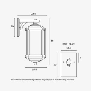 Exterior Wall Light Havard Exterior 155 Wall Light