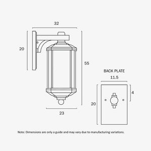 Exterior Wall Light Havard Exterior 23 Wall Light