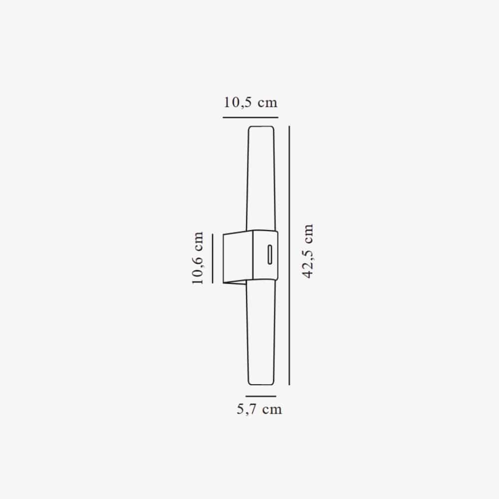 Vanity Helva Double Basic Wall Light