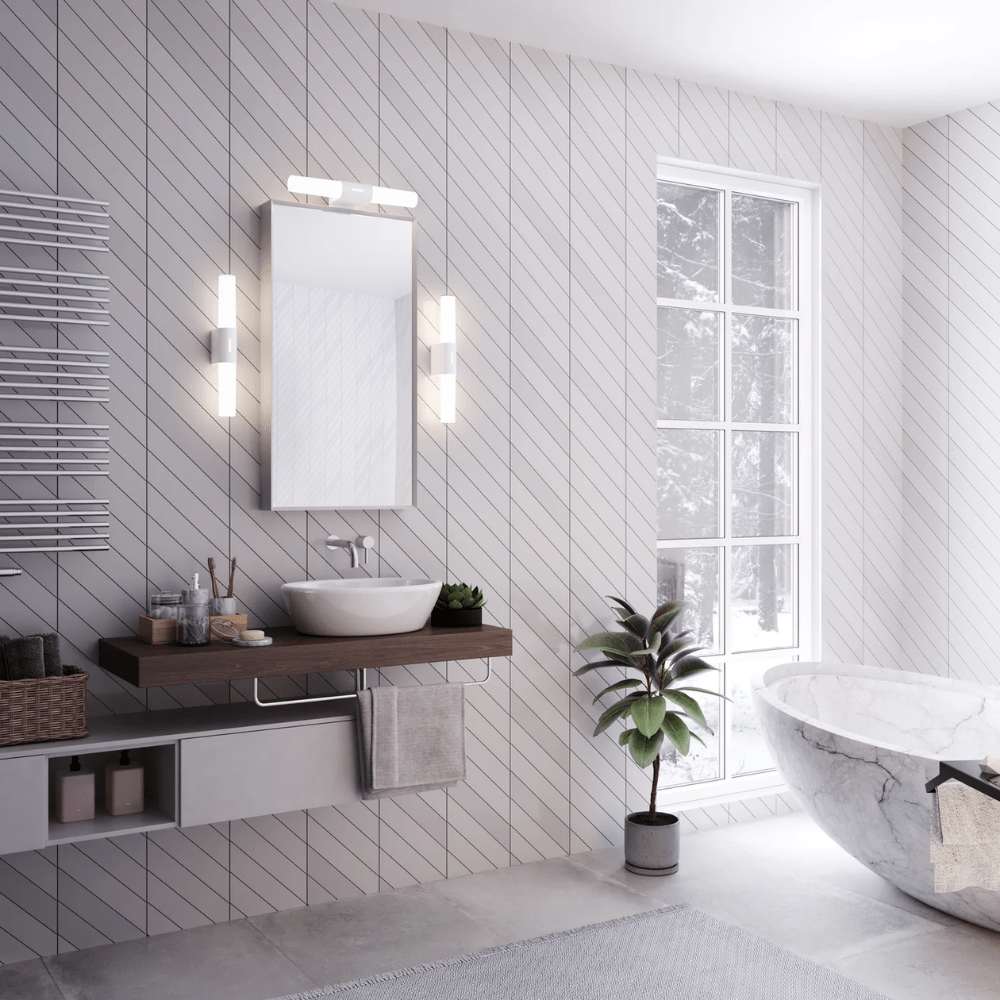 Vanity Helva Double Basic Wall Light