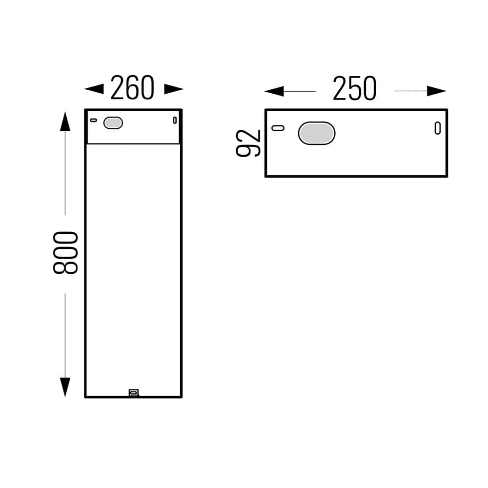 Exterior Wall Light Hogar N°2 Wall Light