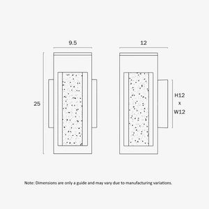 Exterior Wall Light Hollis 25 Exterior Wall Light