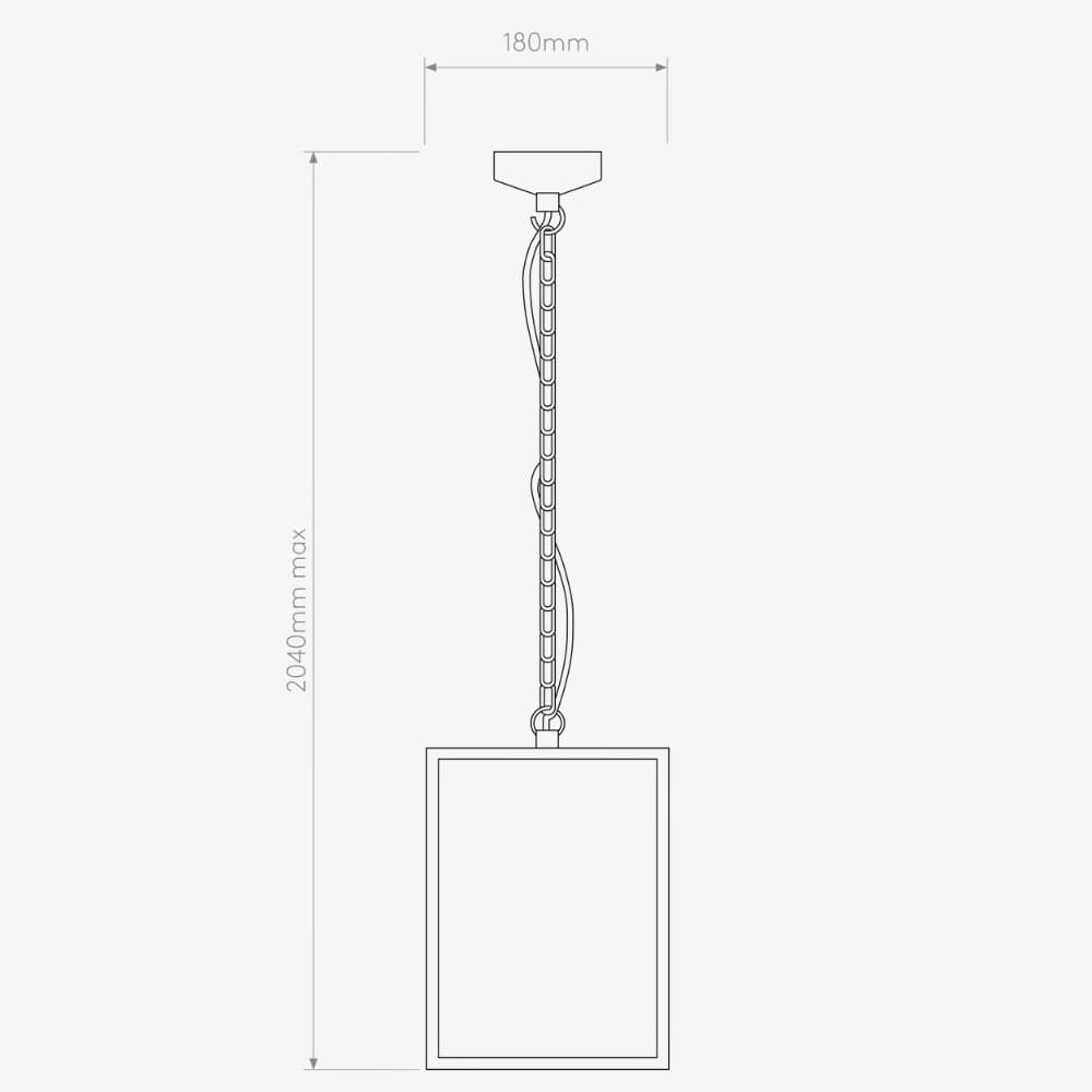 Exterior Pendant Homefield Pendant 240