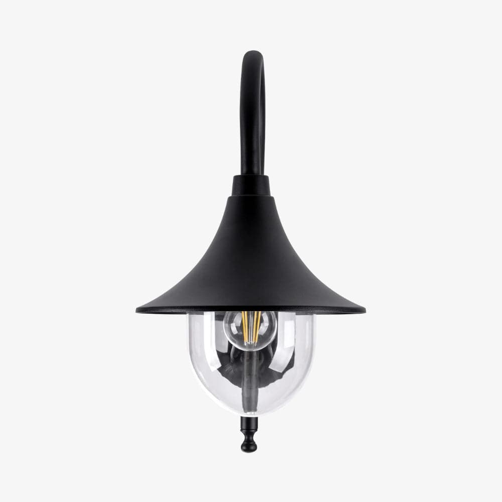 Exterior Wall Light Hove Aluminium Black Coach Wall Light