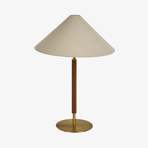 Table Lamps Huntley Leather & Brass Table Lamp & Shade