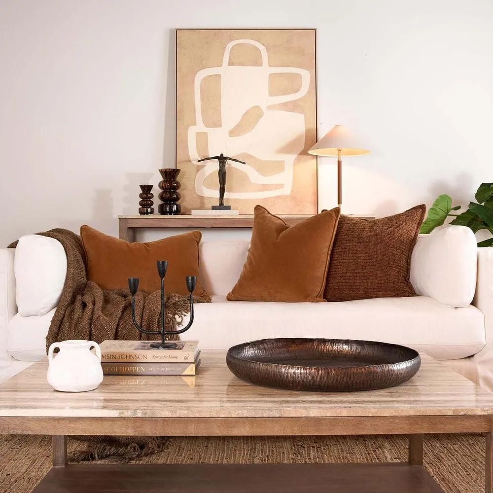 Table Lamps Huntley Leather & Brass Table Lamp & Shade