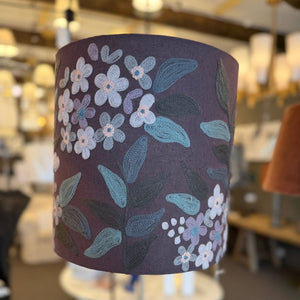 Table Lamps Hydrangea Embroidered Drum Shade Small – CLEARANCE (Ex-display)