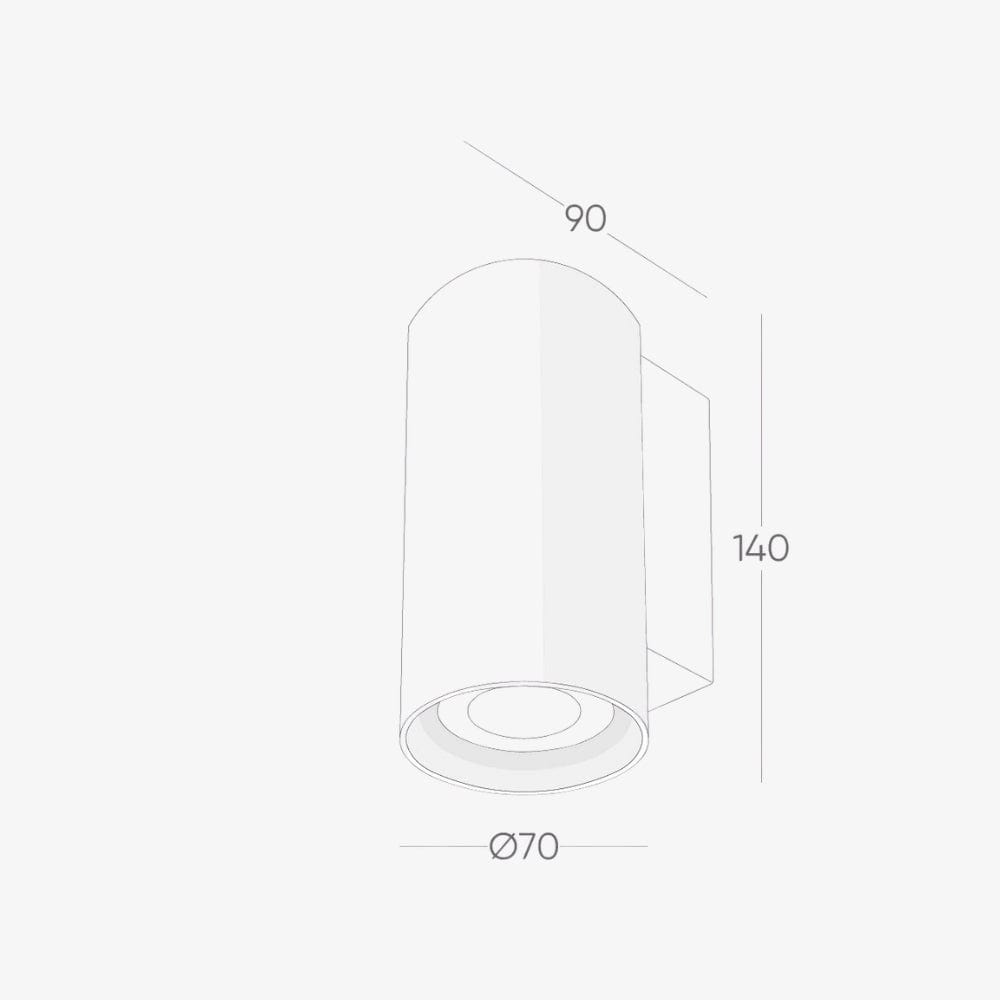 Exterior Wall Light IDW-2842S Exterior Wall Light  - Two Way
