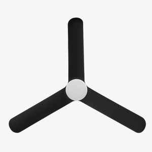 With Light Iluka Ceiling Fan Matte Black with Light