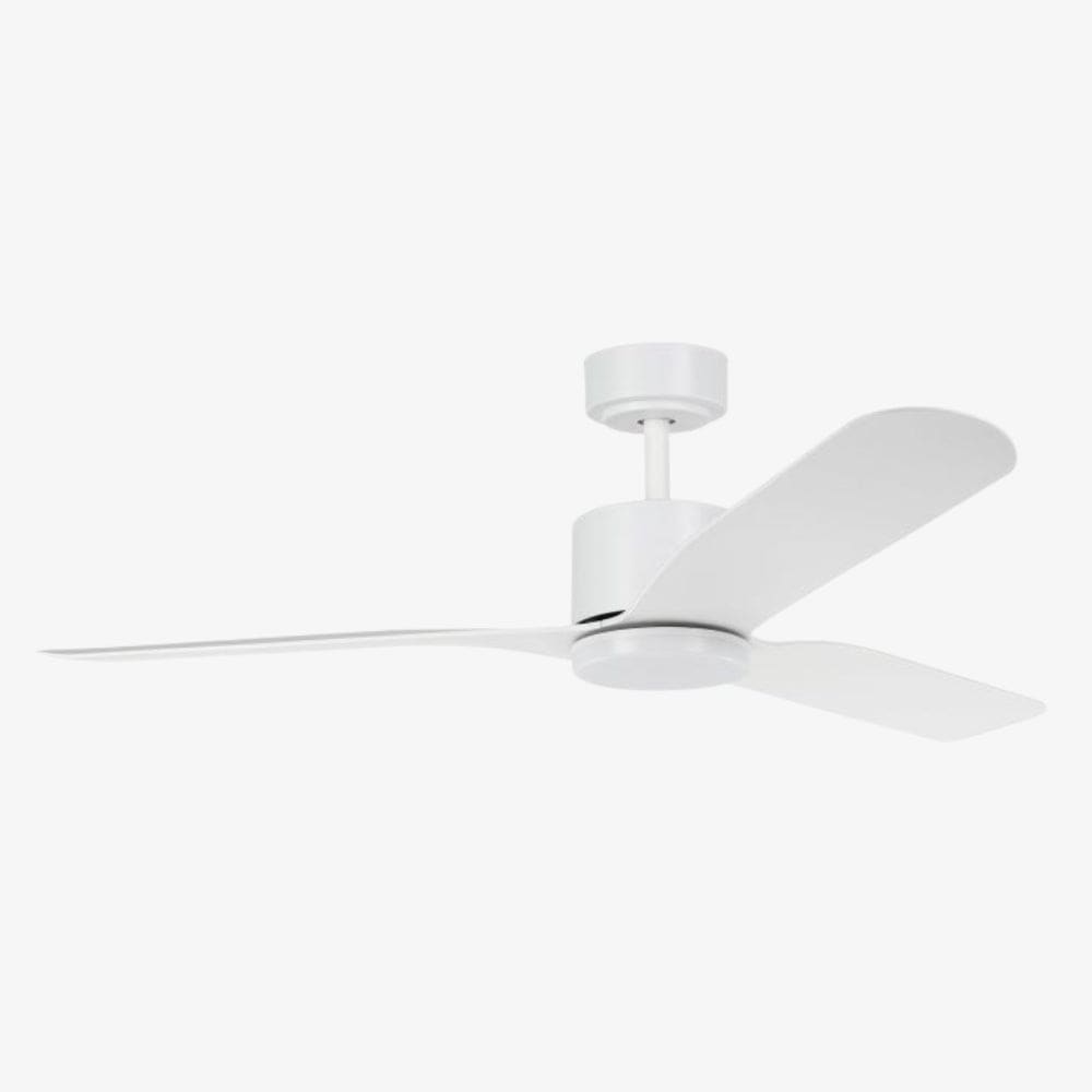With Light Iluka Ceiling Fan Matte White with Light