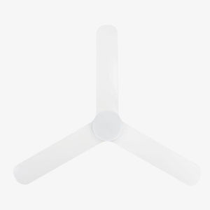 With Light Iluka Ceiling Fan Matte White with Light