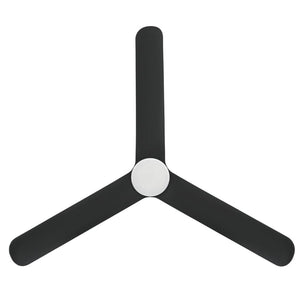 With Light Iluka Hugger Ceiling Fan Matte Black with Light