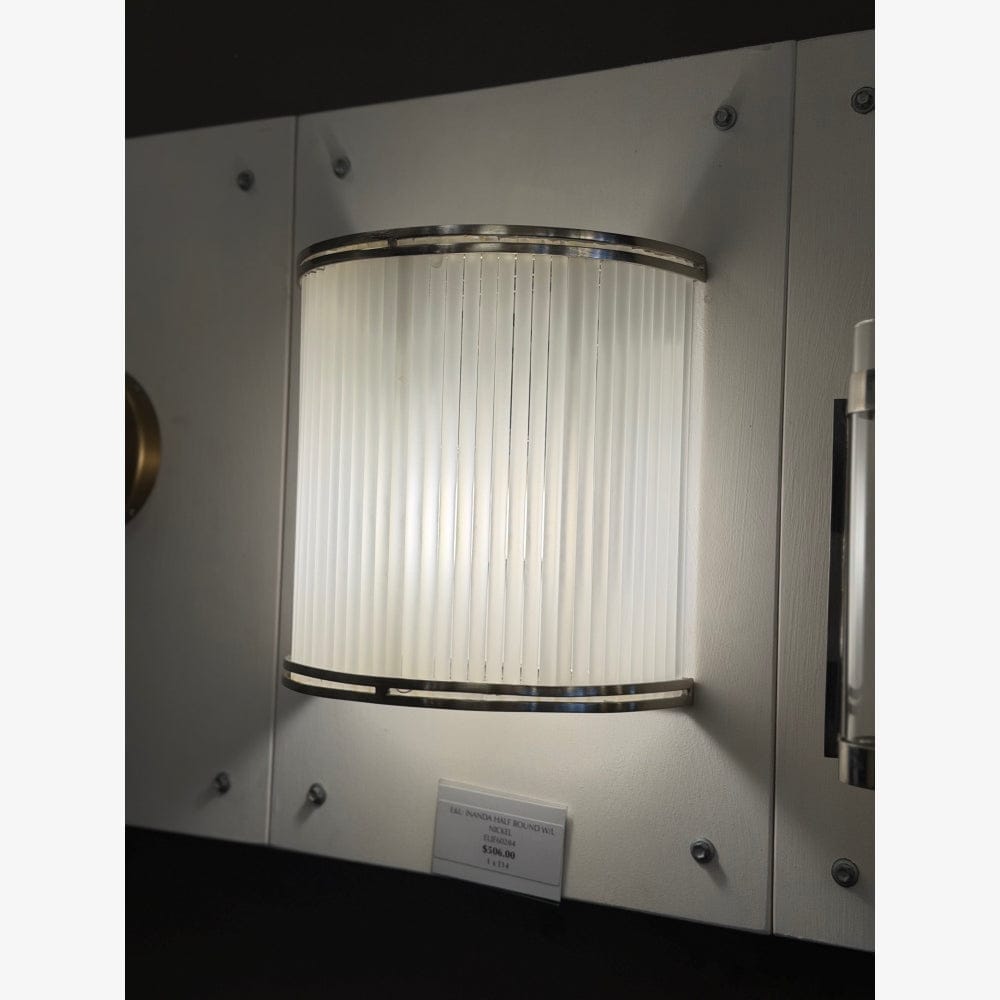 Interior Wall Light / Sconce Inanda Half Round Wall Light - CLEARANCE (Ex-display)