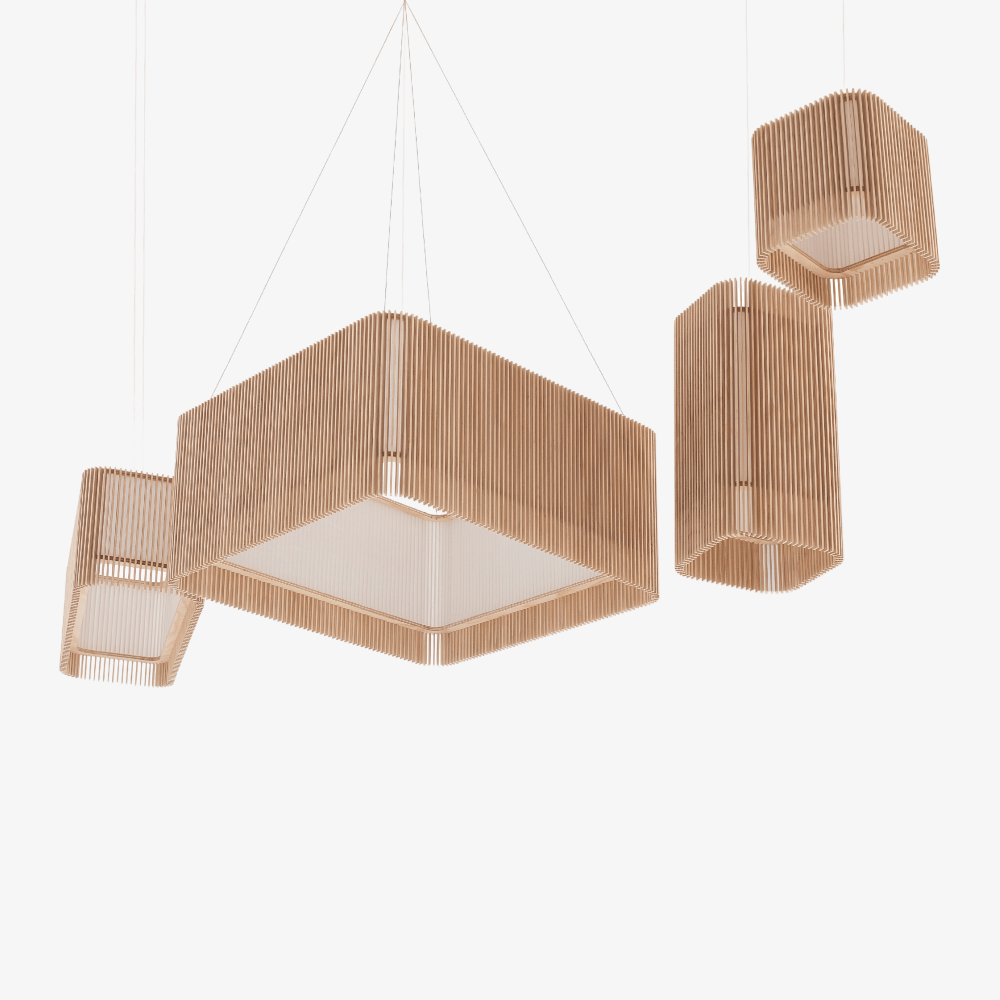 Interior Pendant iO2 Square Pendant
