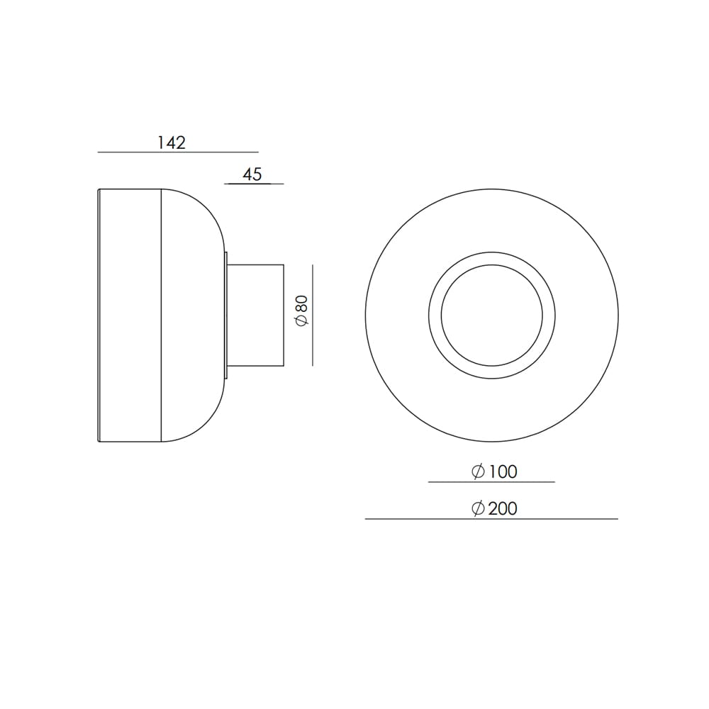 Interior Wall Light / Sconce Ipon Wall Light - Matte Black