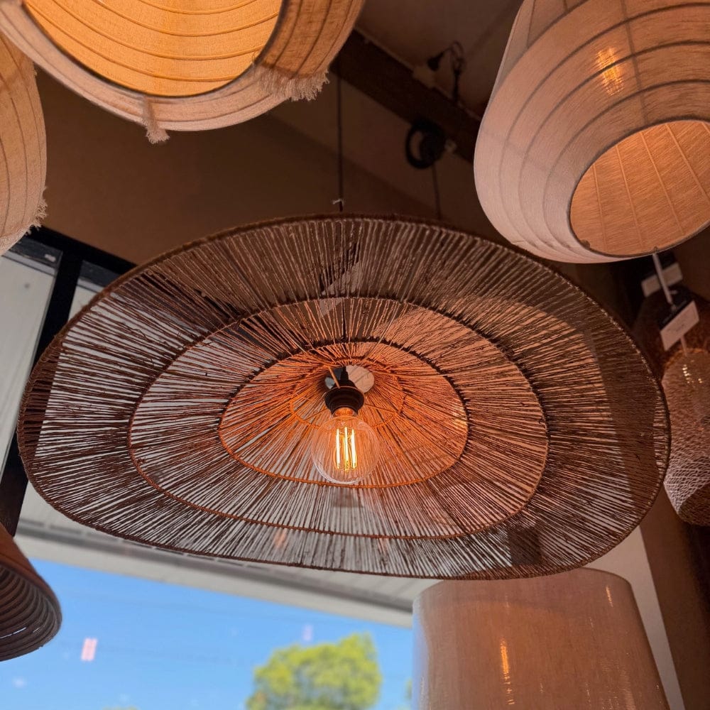 Interior Pendant Island Hanging Lamp Shade Natural - CLEARANCE (Ex-display)