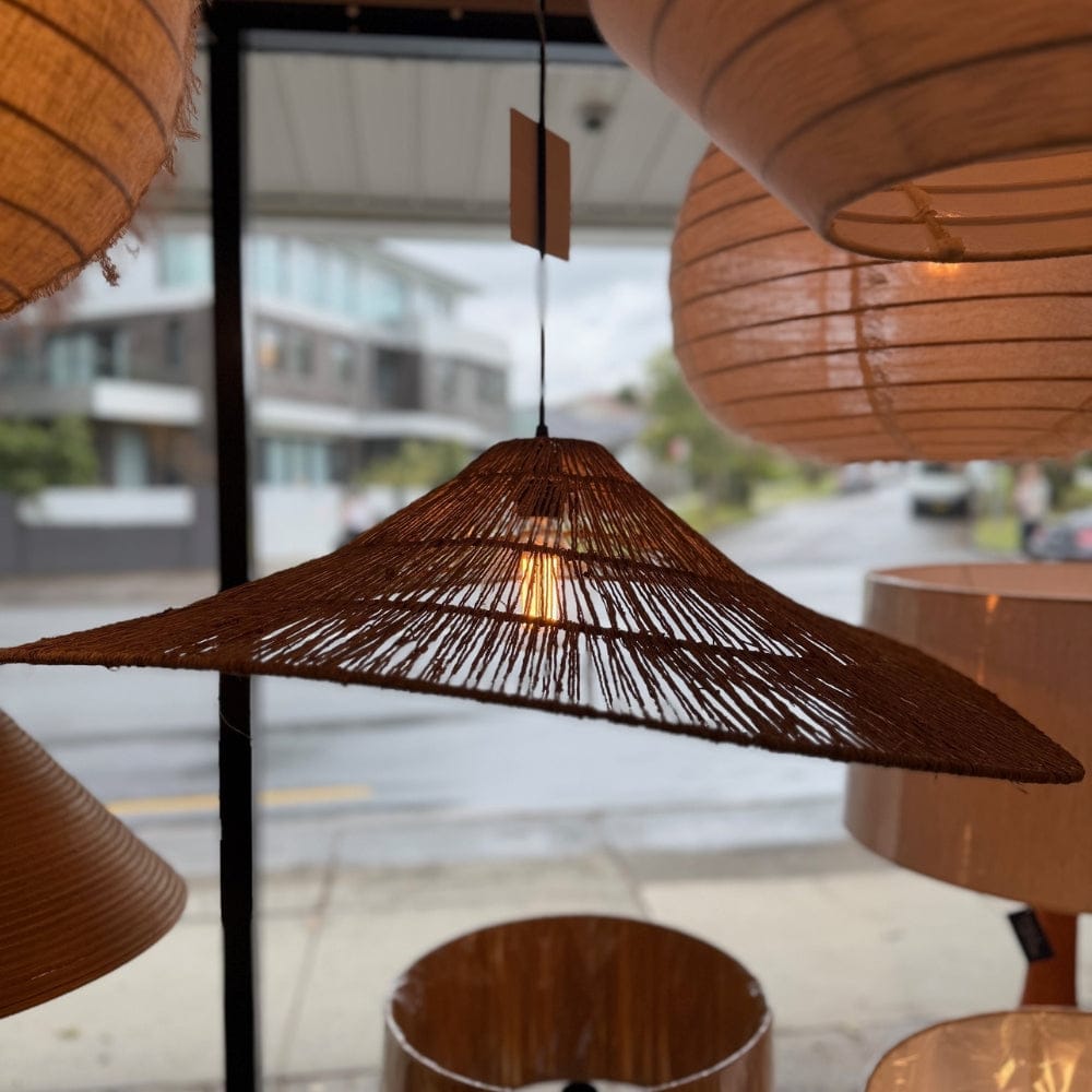 Interior Pendant Island Hanging Lamp Shade Natural - CLEARANCE (Ex-display)